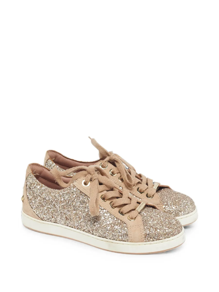 Miami glitter suede sneakers 3