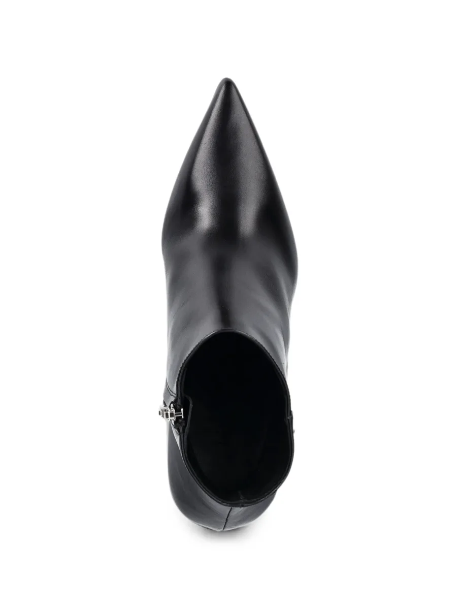 pointed-toe leather ankle boots 5