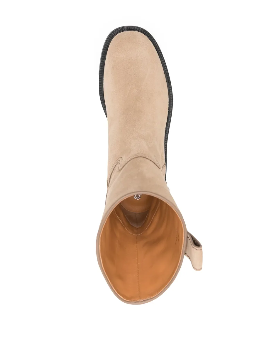 T Timeless-plaque boots 8