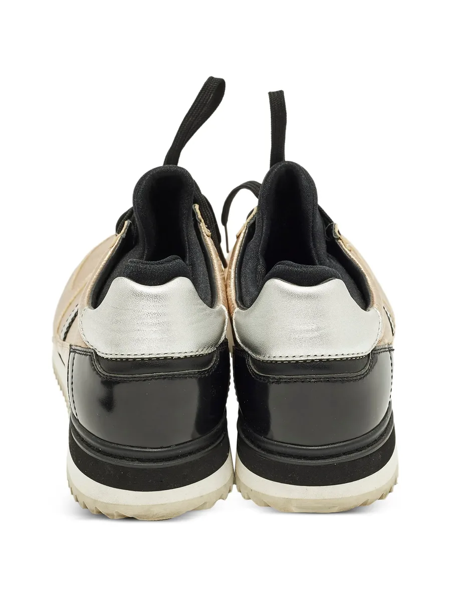 perforated leather sneakers 5