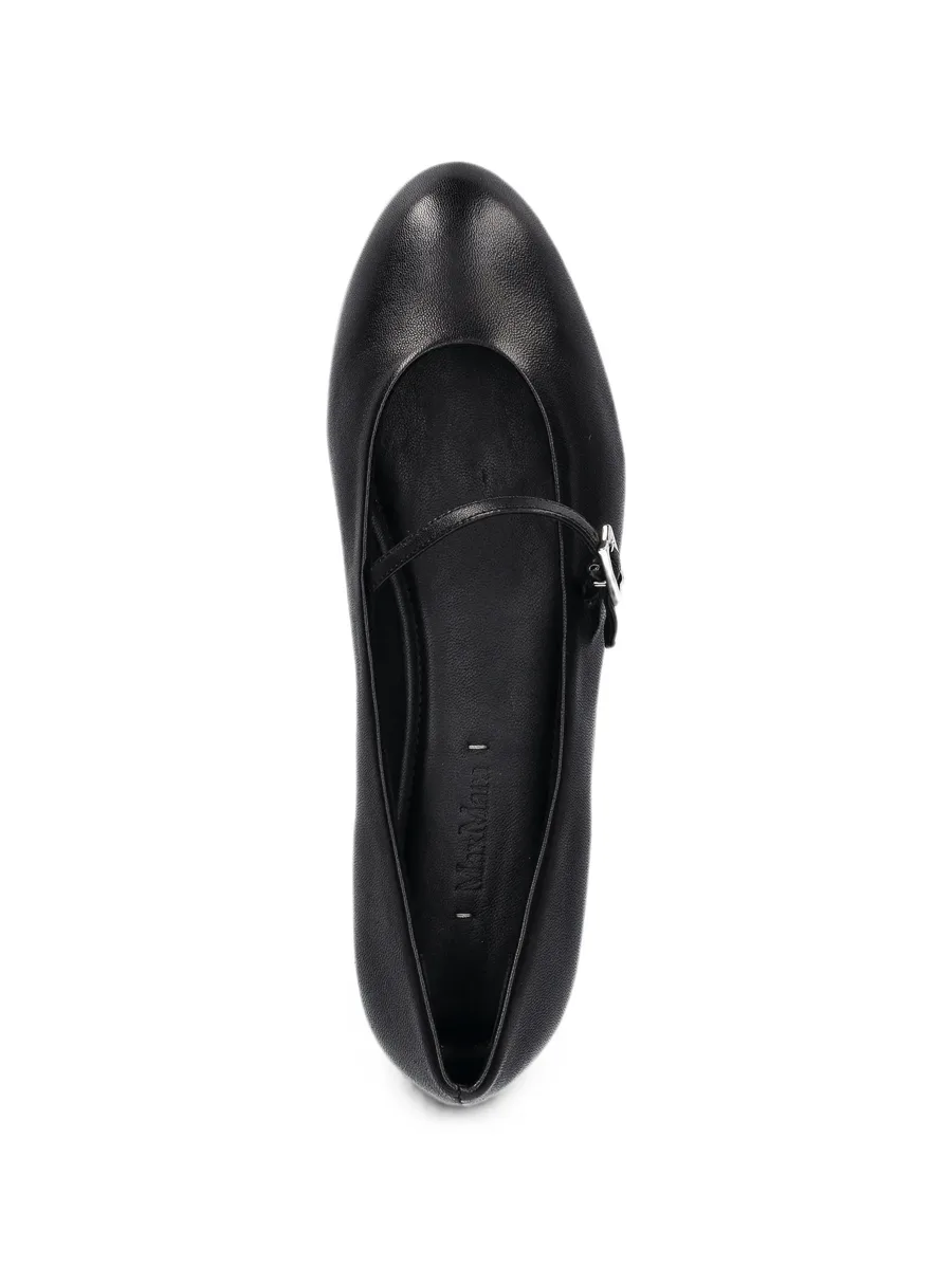 buckle-strap leather ballet flats 7