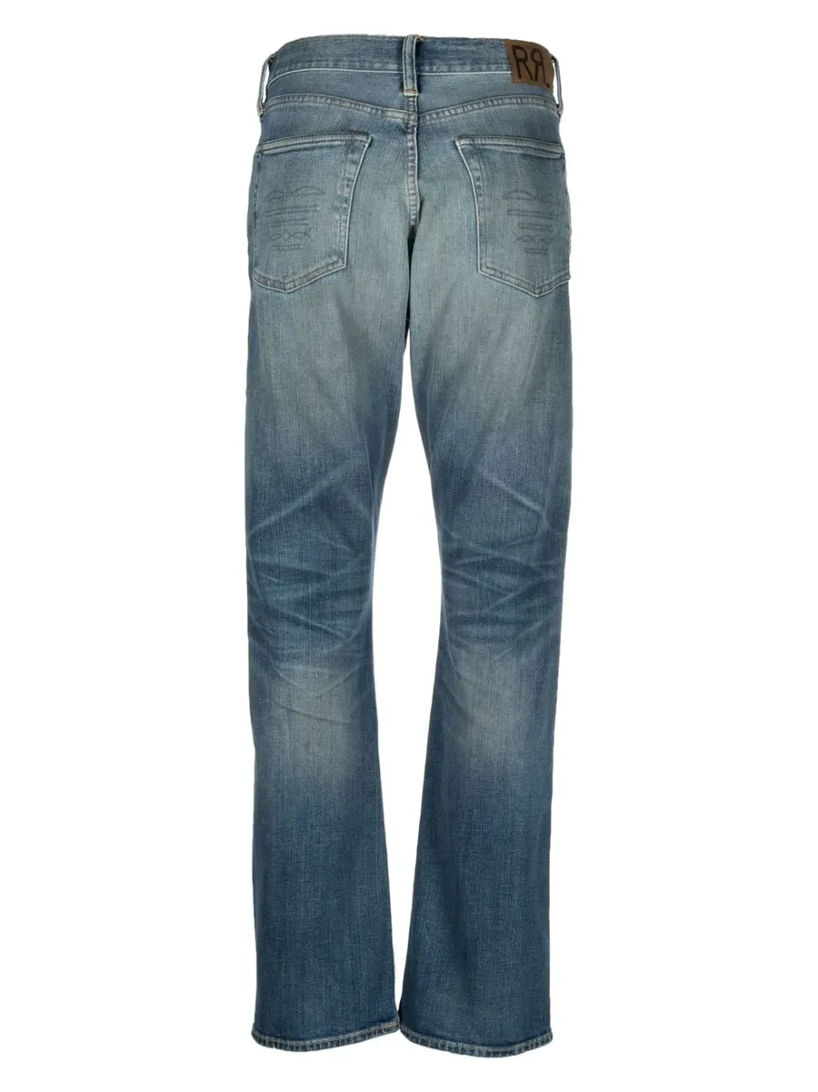 джинсы bootcut с эффектом потертости 3