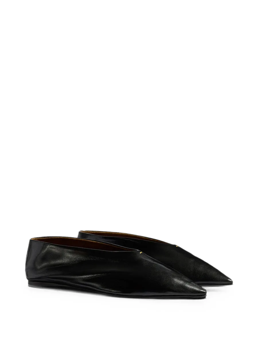 staple-detail ballet flats 7