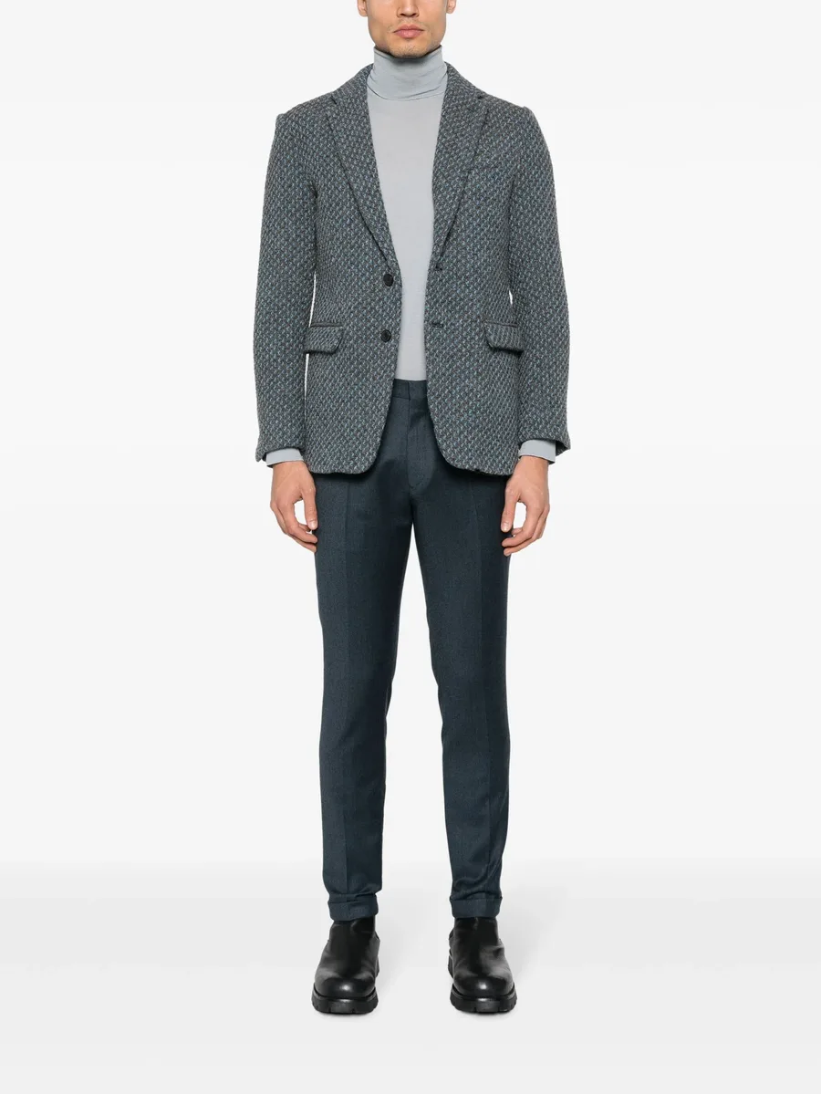tapered-leg wool chinos 4