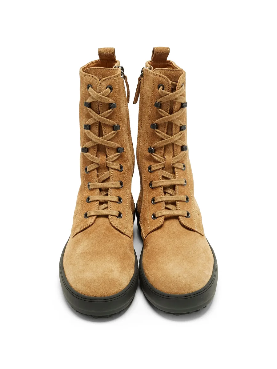Gommino lace-up ankle boots 5