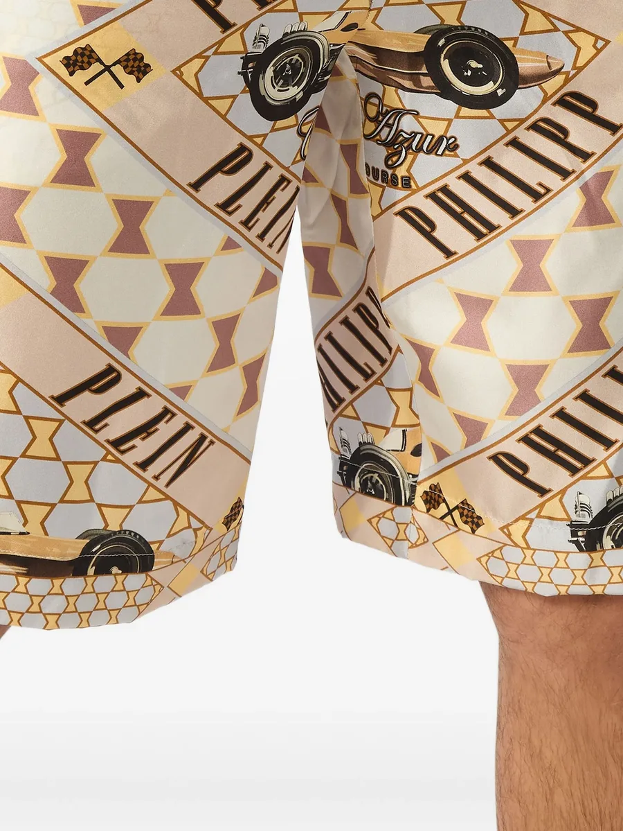 Cool Kid Cut printed silk shorts 8