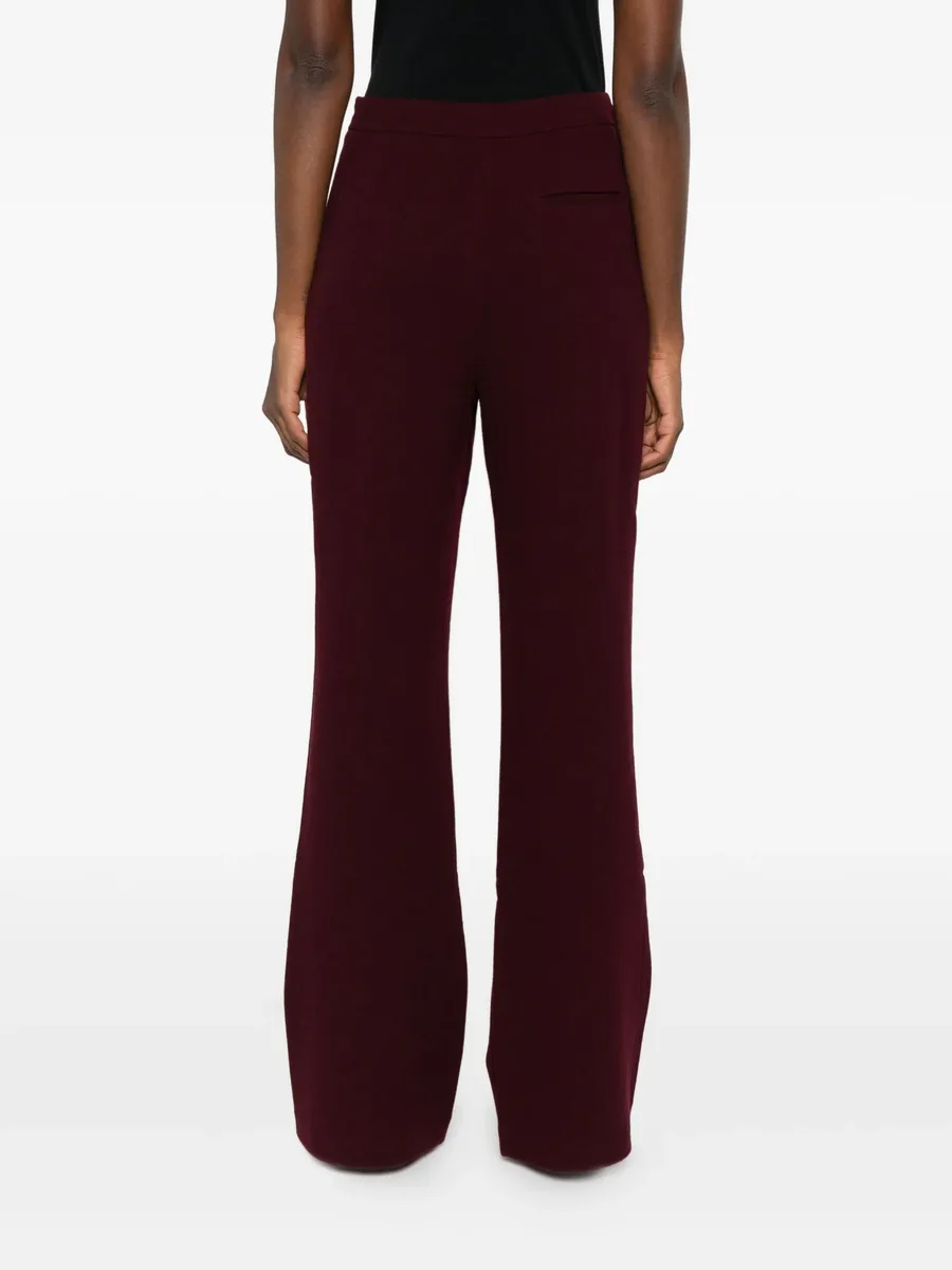 pocket-detail flared trousers 7
