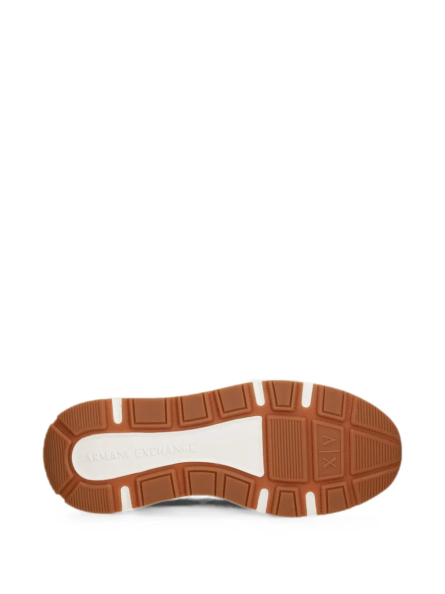 logo-print panelled sneakers 10