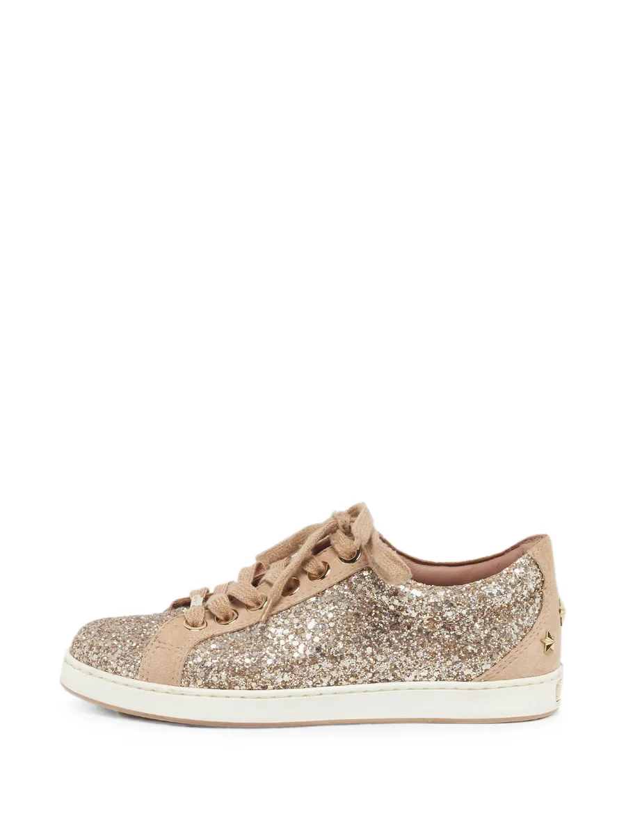 Miami glitter suede sneakers 1