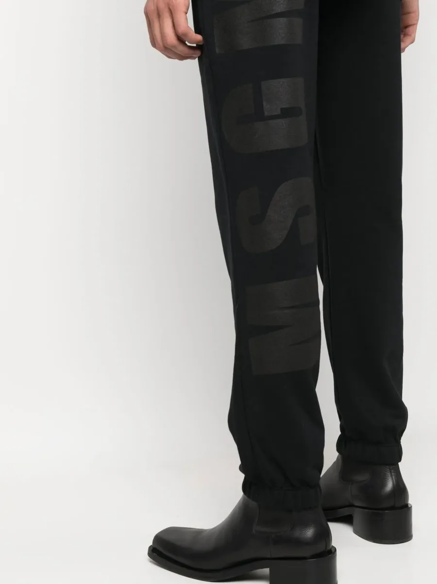 logo-print cotton track pants 9