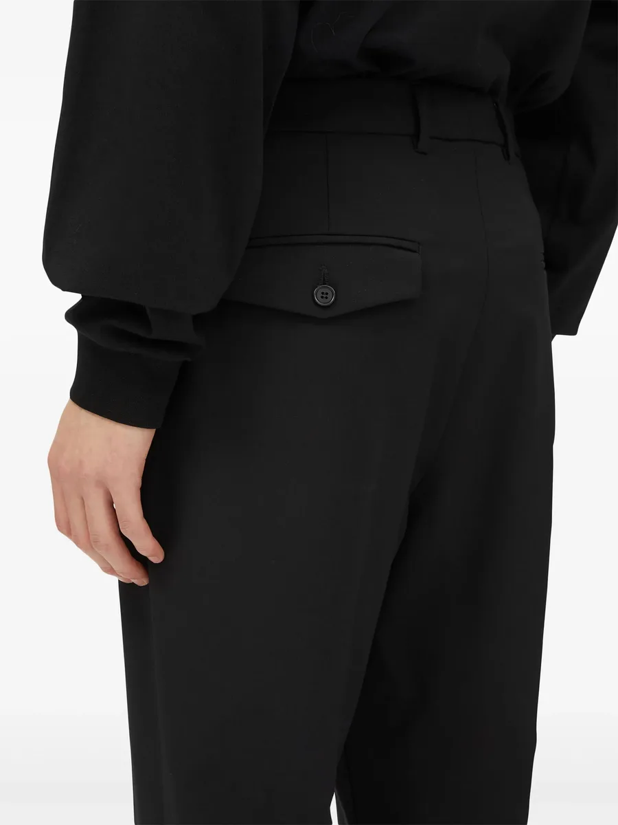 tapered-legged tailored trousers 10