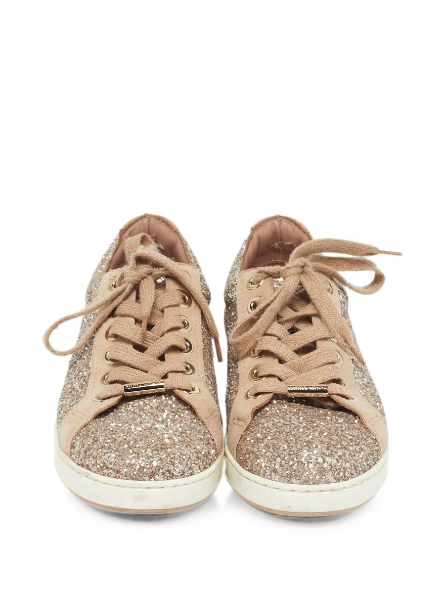 Miami glitter suede sneakers 8