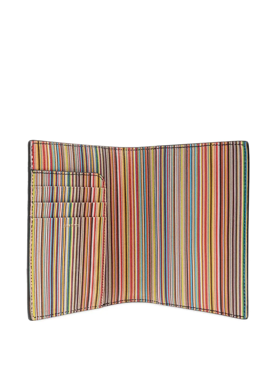 кошелек в полоску Signature Stripe 8