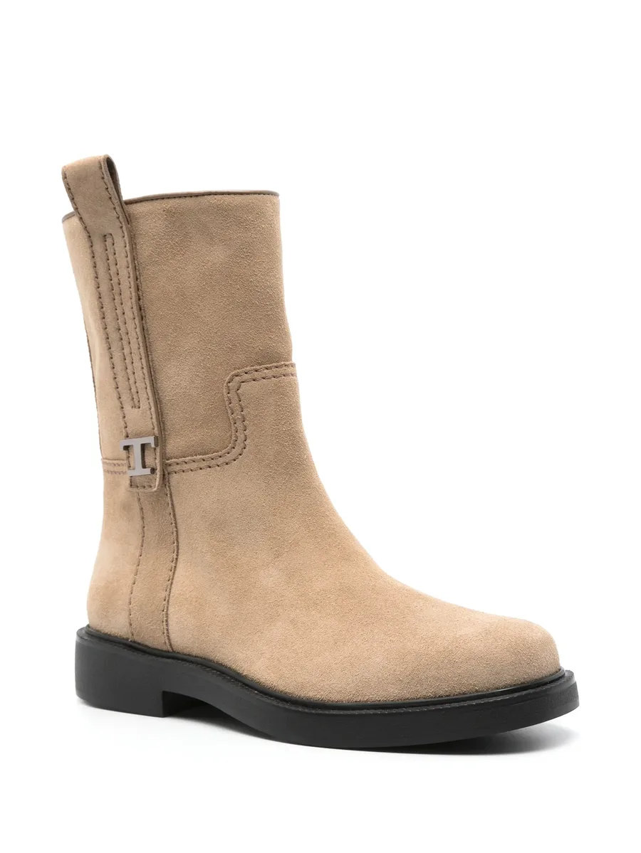 T Timeless-plaque boots 3