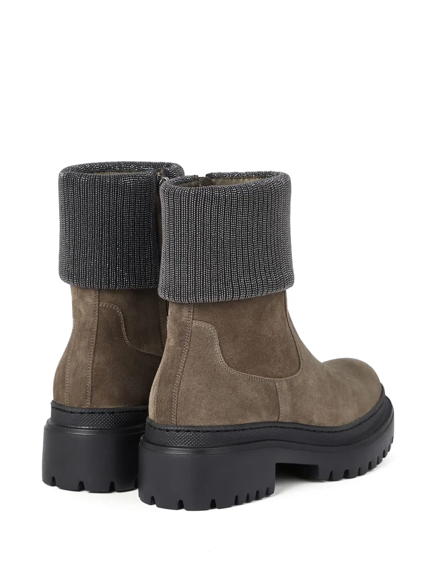 Monili-Trim block-heel ankle boots 6