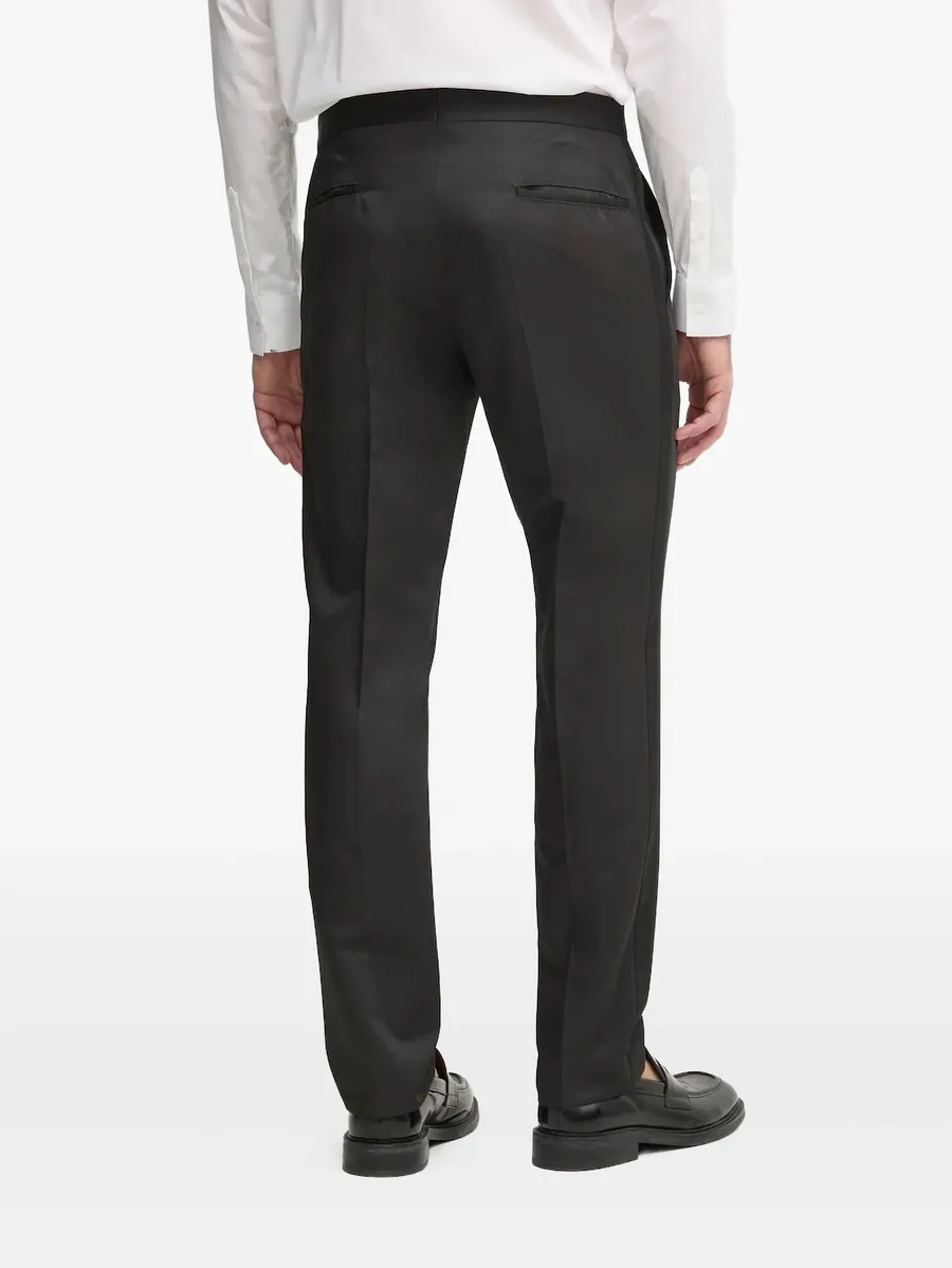 pleated-front trousers 3