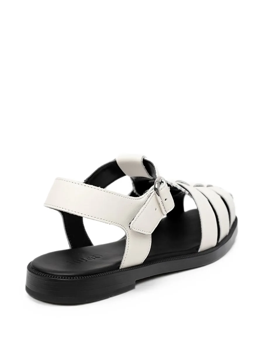 buckle-fastening caged sandals 10