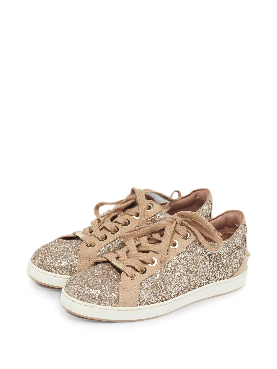 Miami glitter suede sneakers 9