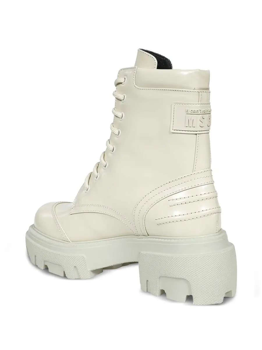lace-up platform boots 5