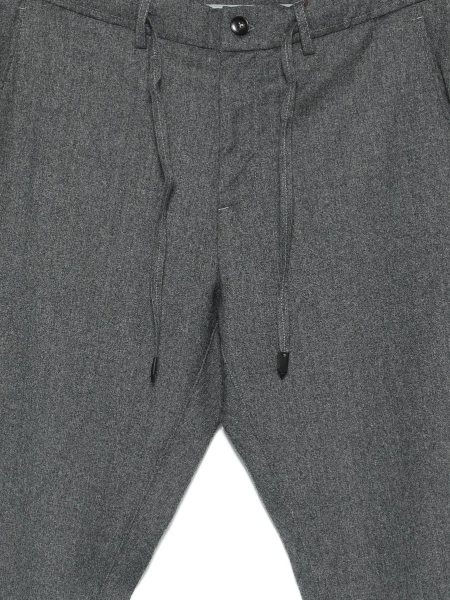 drawstring wool trousers 5