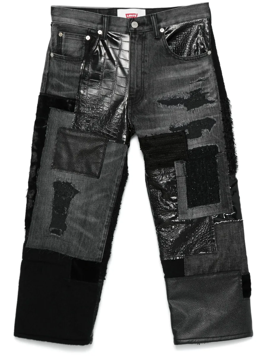 джинсы в технике пэчворк из коллаборации с Levi's 2