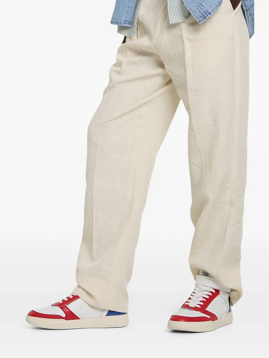 lace-up high-top sneakers 5