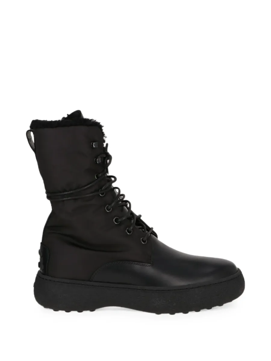 Gommino lace-up ankle boots 1