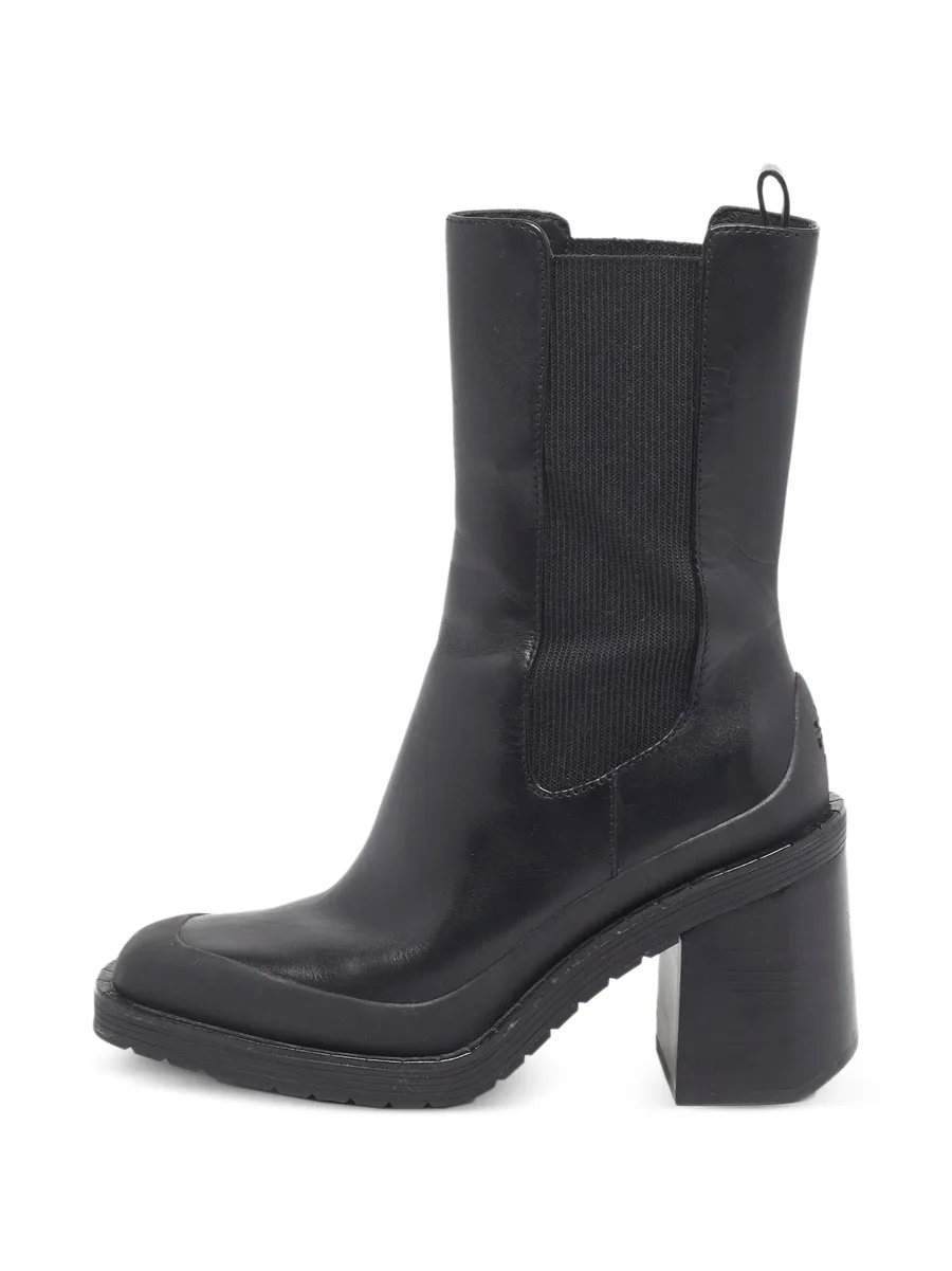 leather heel boots 1