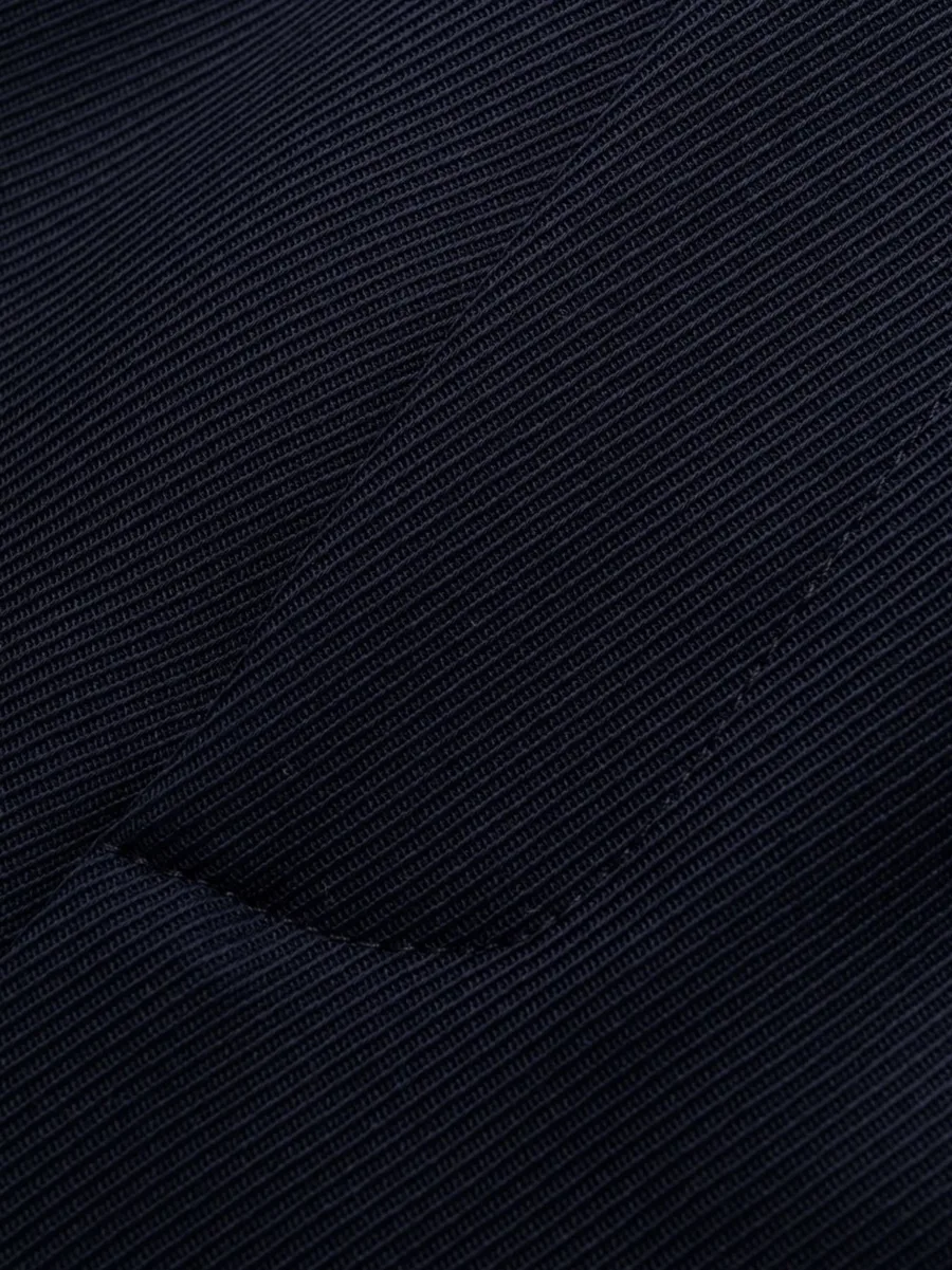 wide-leg twill trousers 11