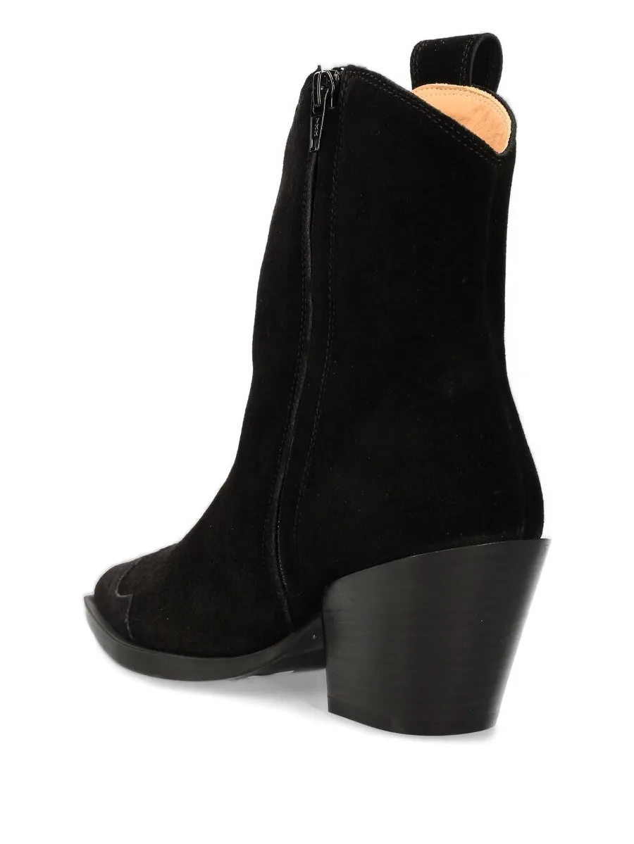 CPH238 suede pointed-toe zip boots 4