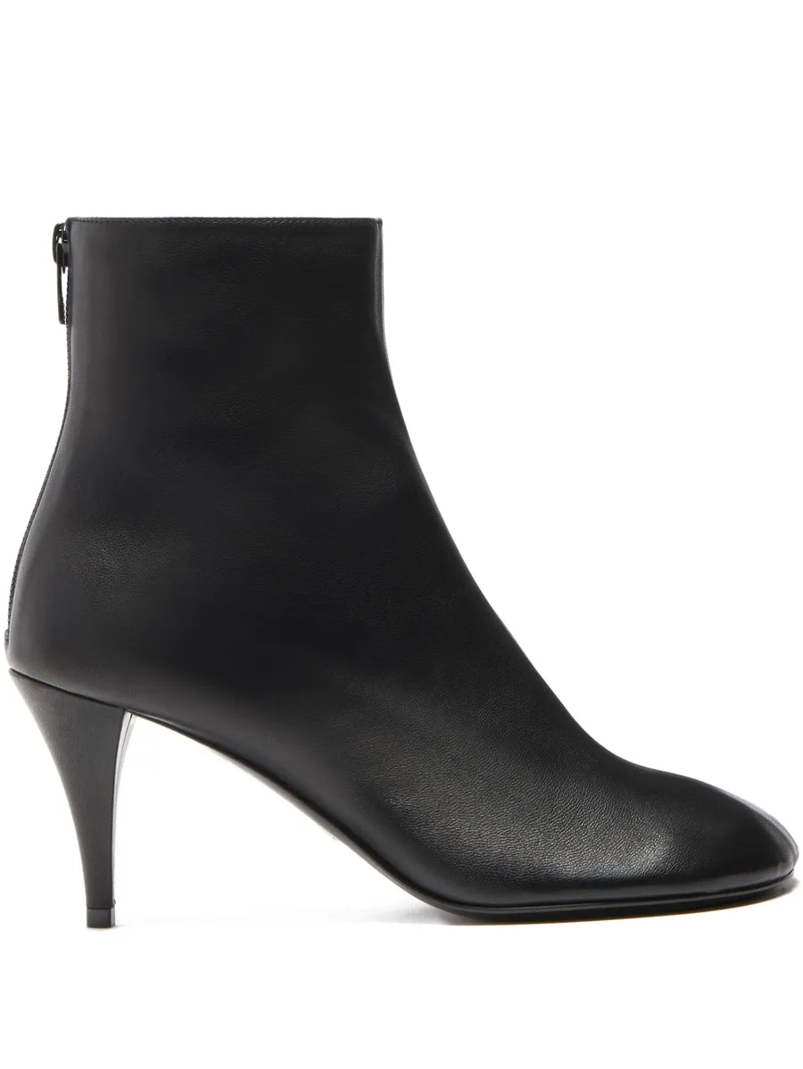 Glove leather ankle boots 1