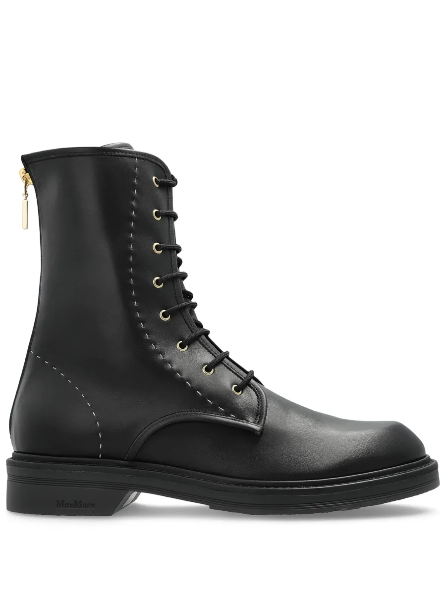 lace-up combat boots 1