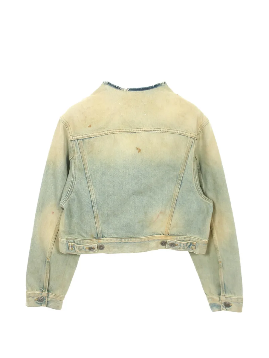 2010s cropped denim jacket 3