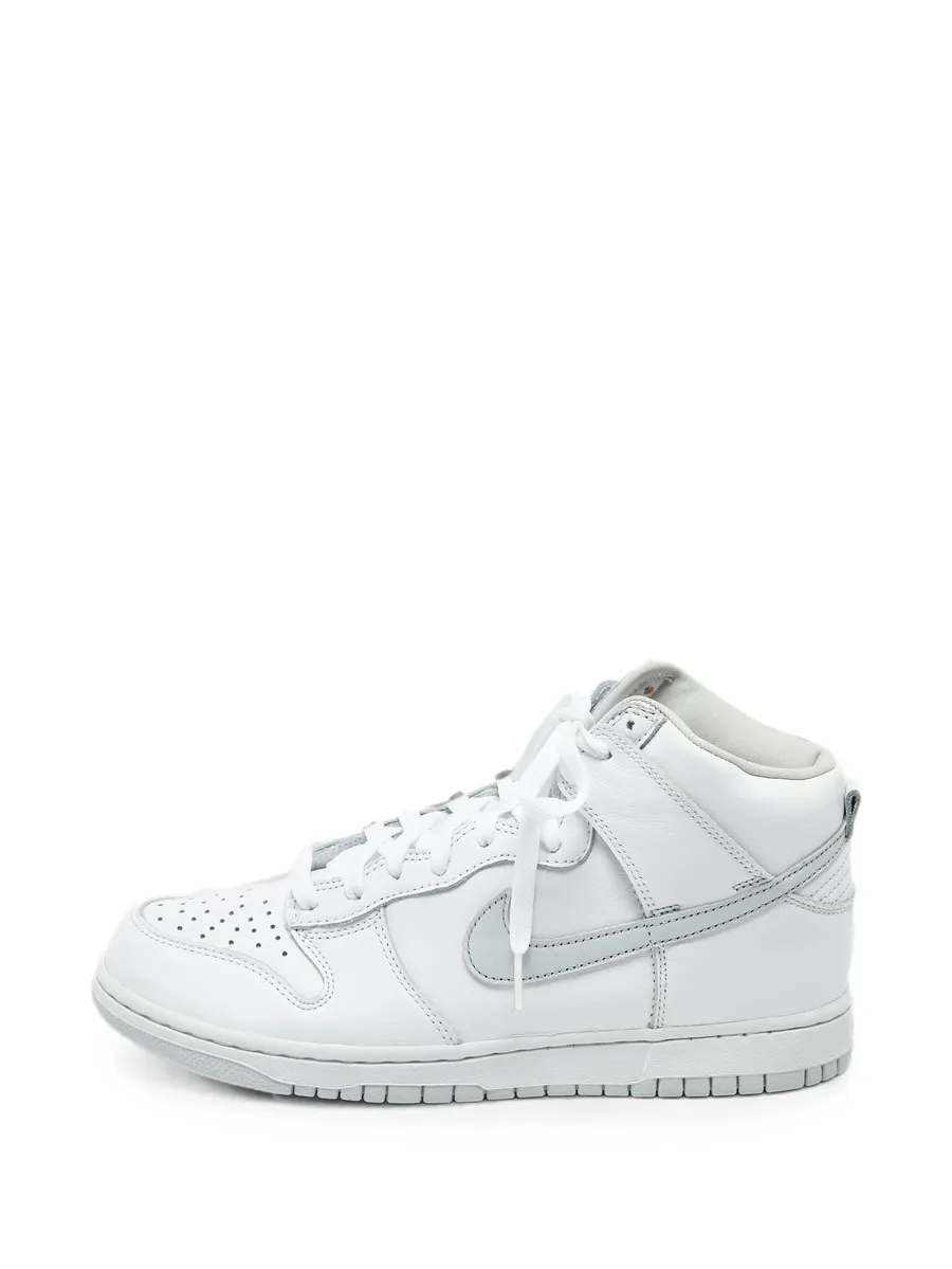 Dunk High lace-up leather sneakers 1