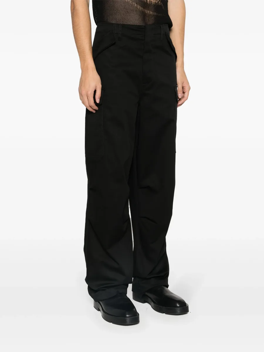 wide-leg cargo trousers 5