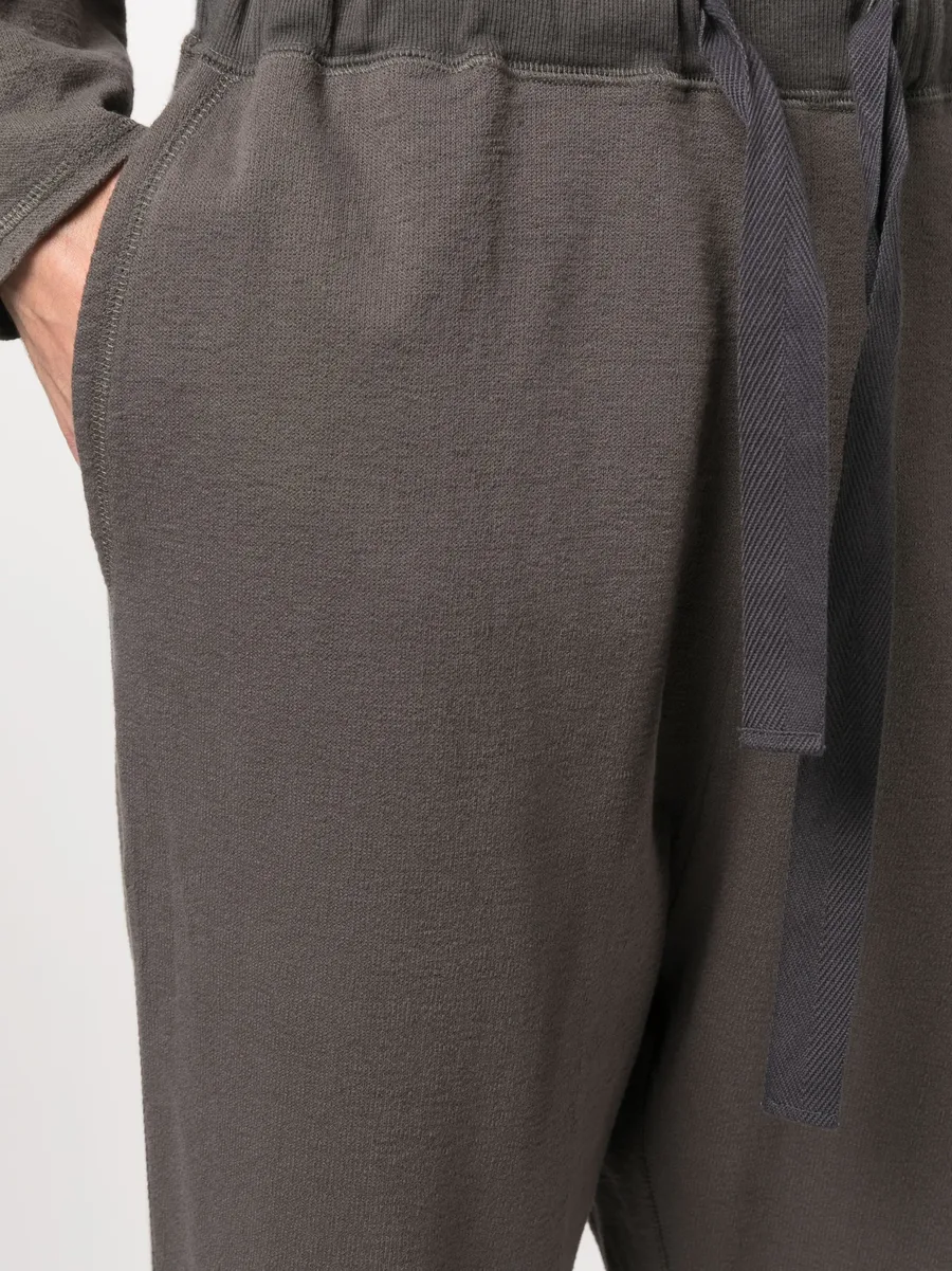 drawstring cotton track pants 9