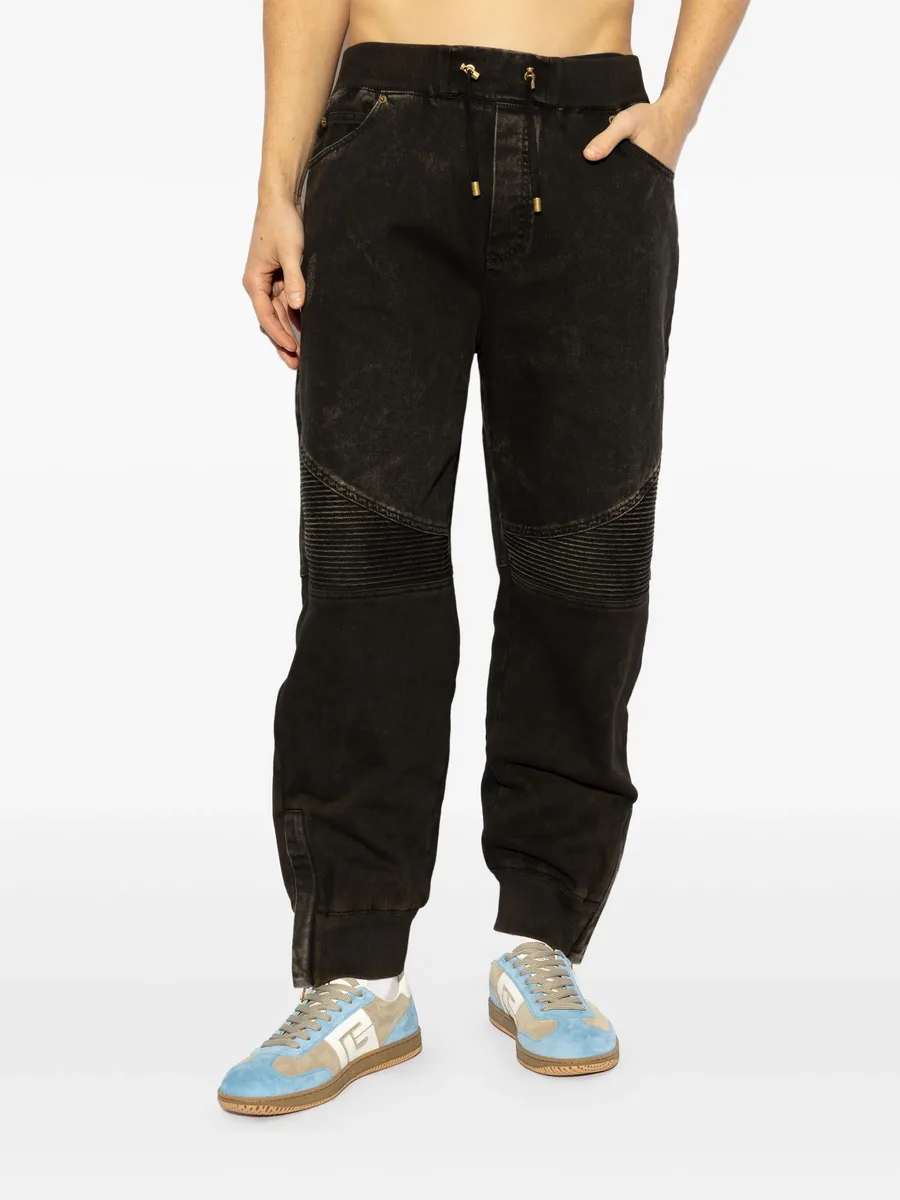 cotton straight-leg trousers 6