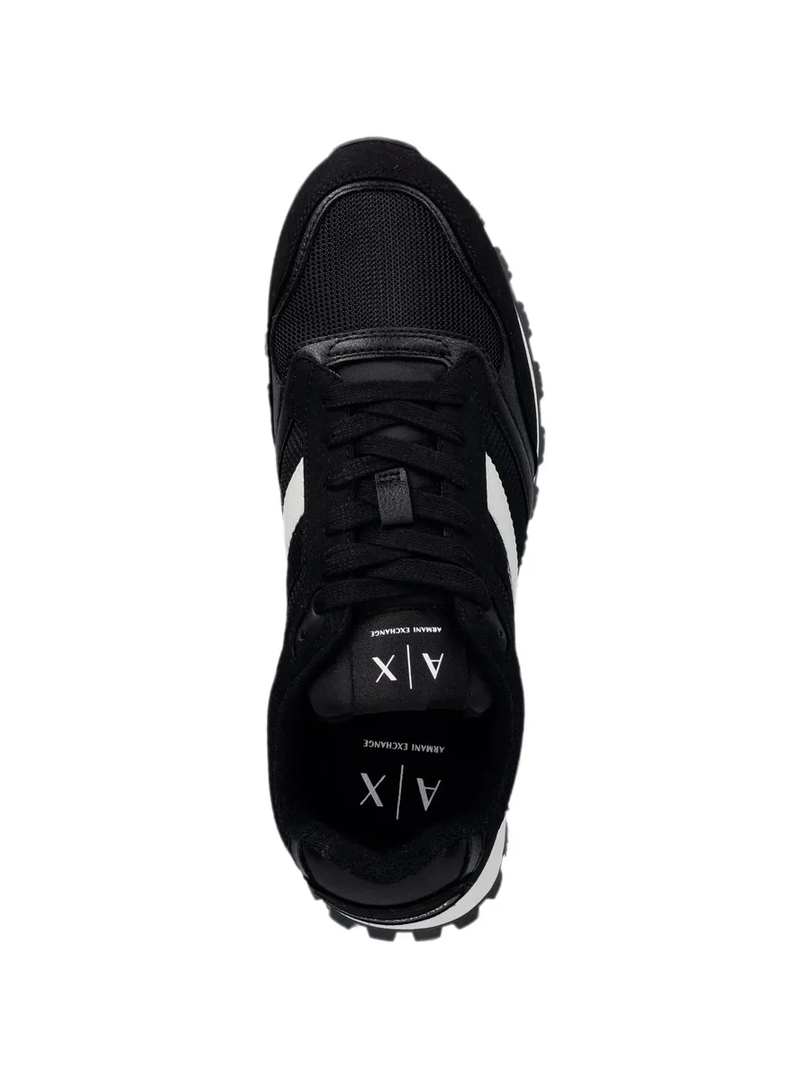 logo-print panelled sneakers 7