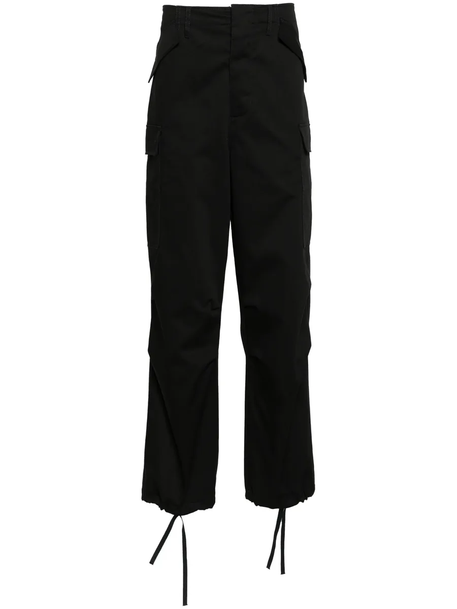 wide-leg cargo trousers 1