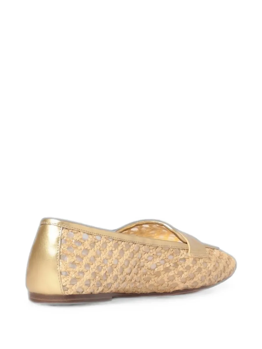 perforated raffia loafers 5