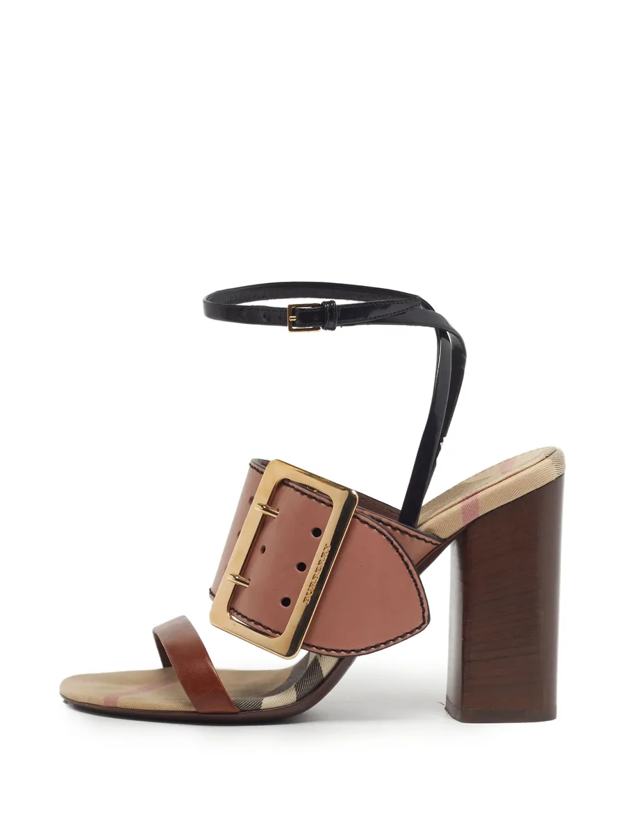 buckled ankle-strap sandals 1