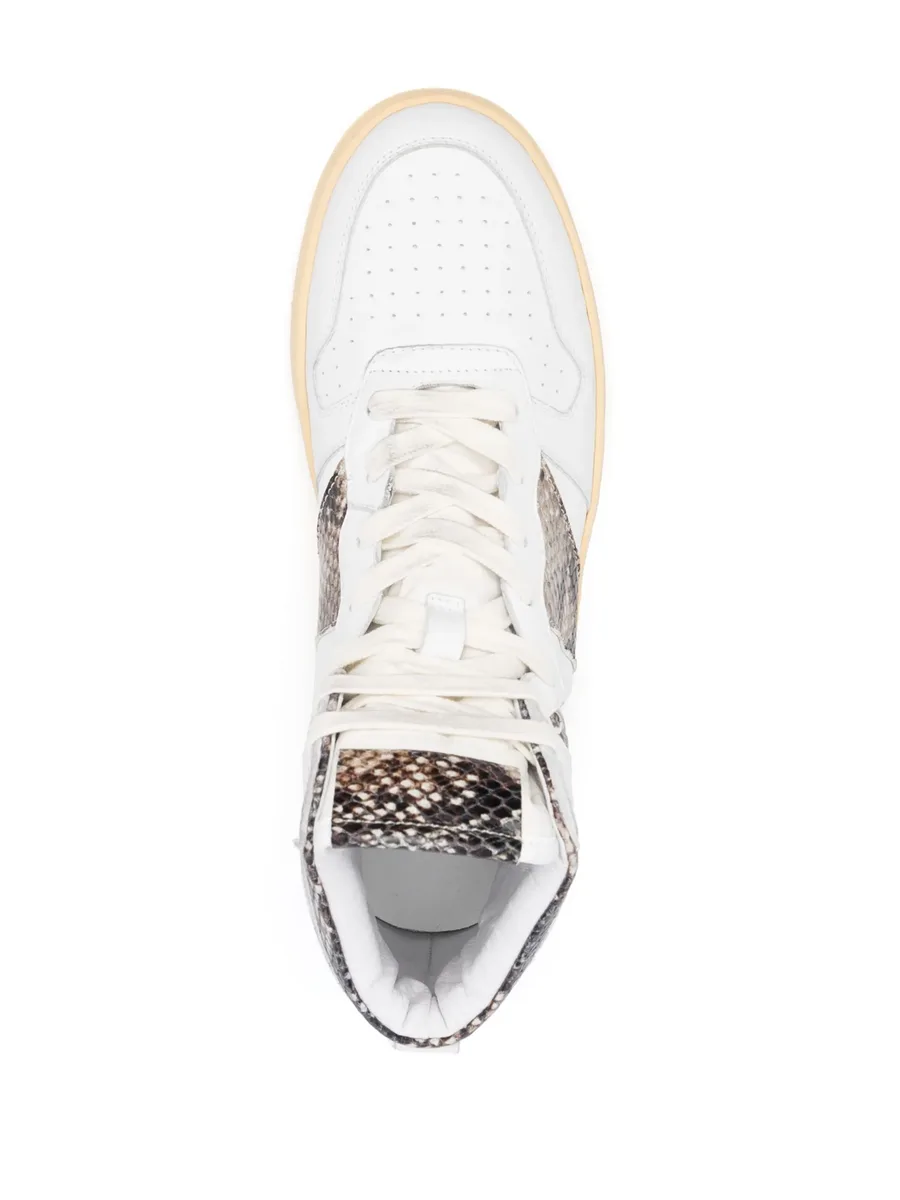 panelled high-top sneakers 8