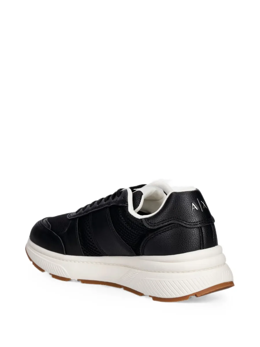 logo-print panelled sneakers 5