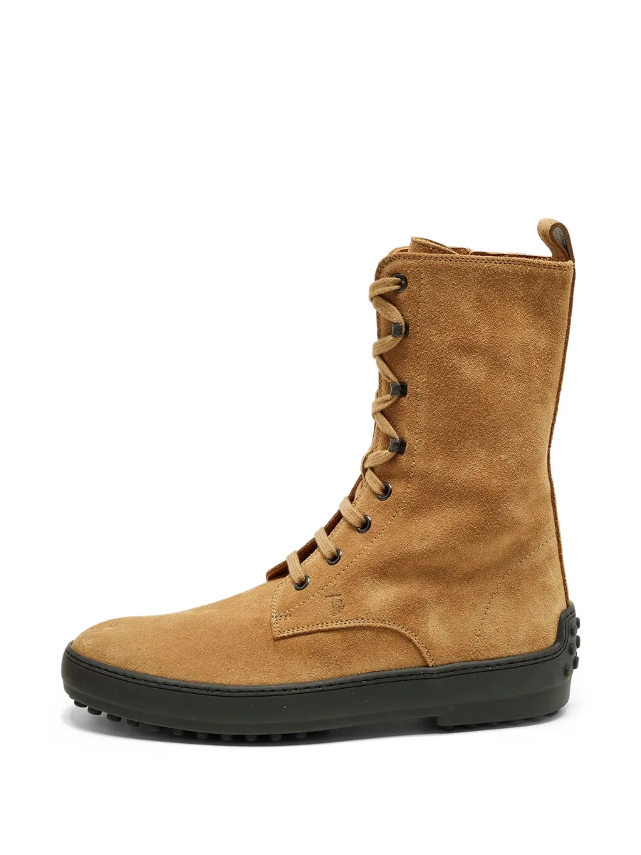 Gommino lace-up ankle boots 2