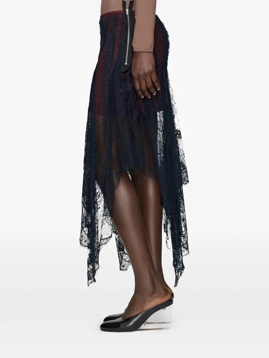 юбка миди с кружевом 7