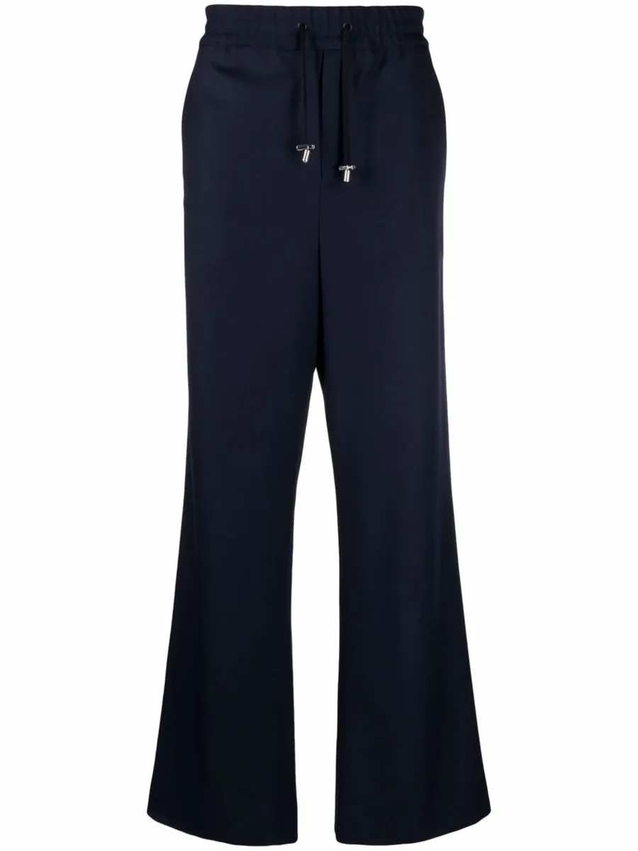 wide-leg twill trousers 2