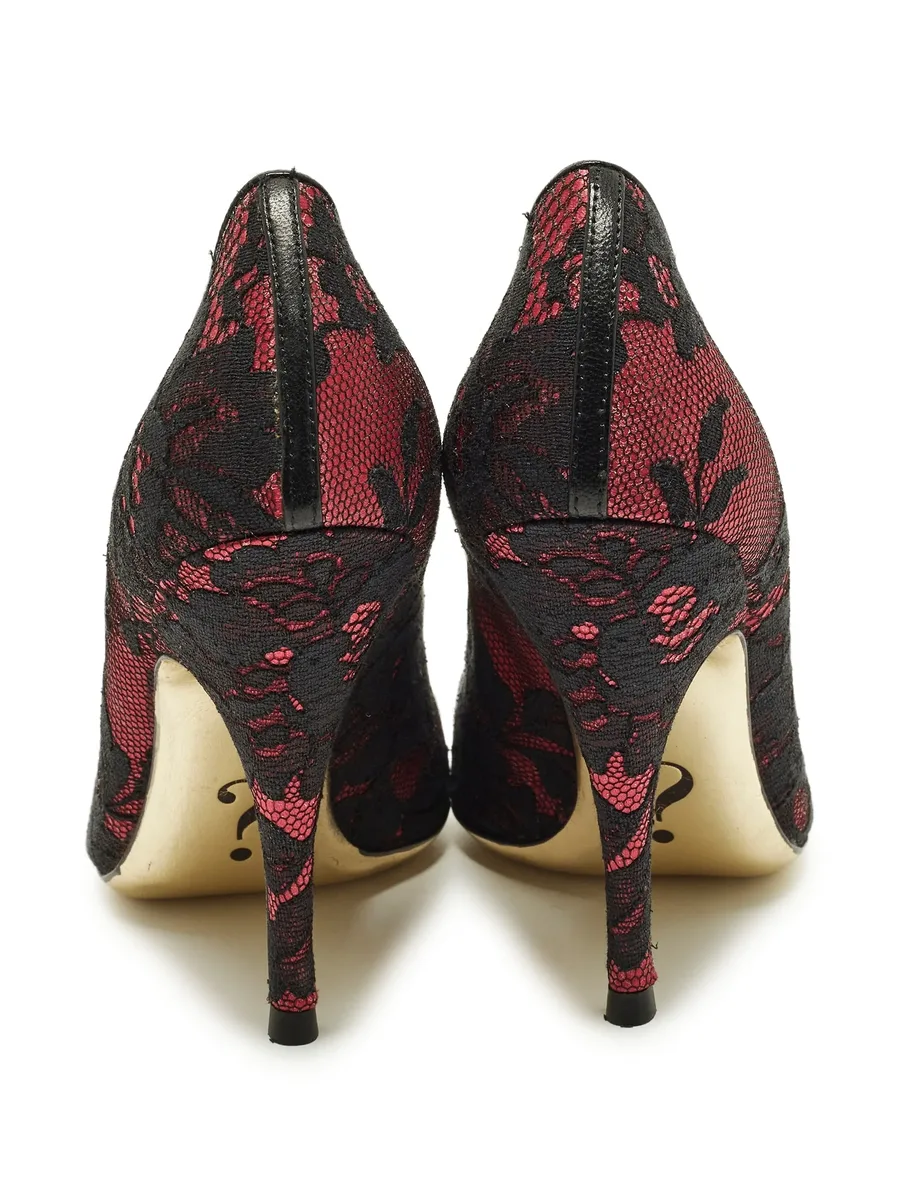 lace mesh pumps 5