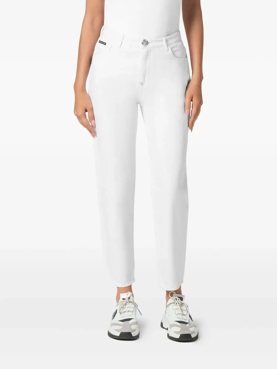 logo-plaque jeans 5
