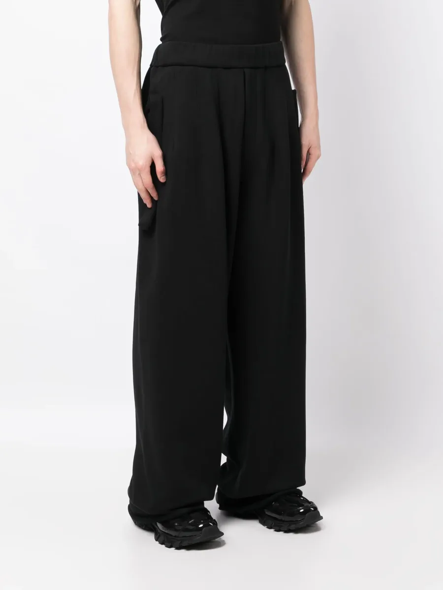 detailed-pocket wide-leg trousers 6