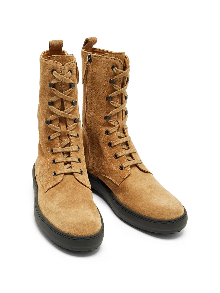 Gommino lace-up ankle boots 8